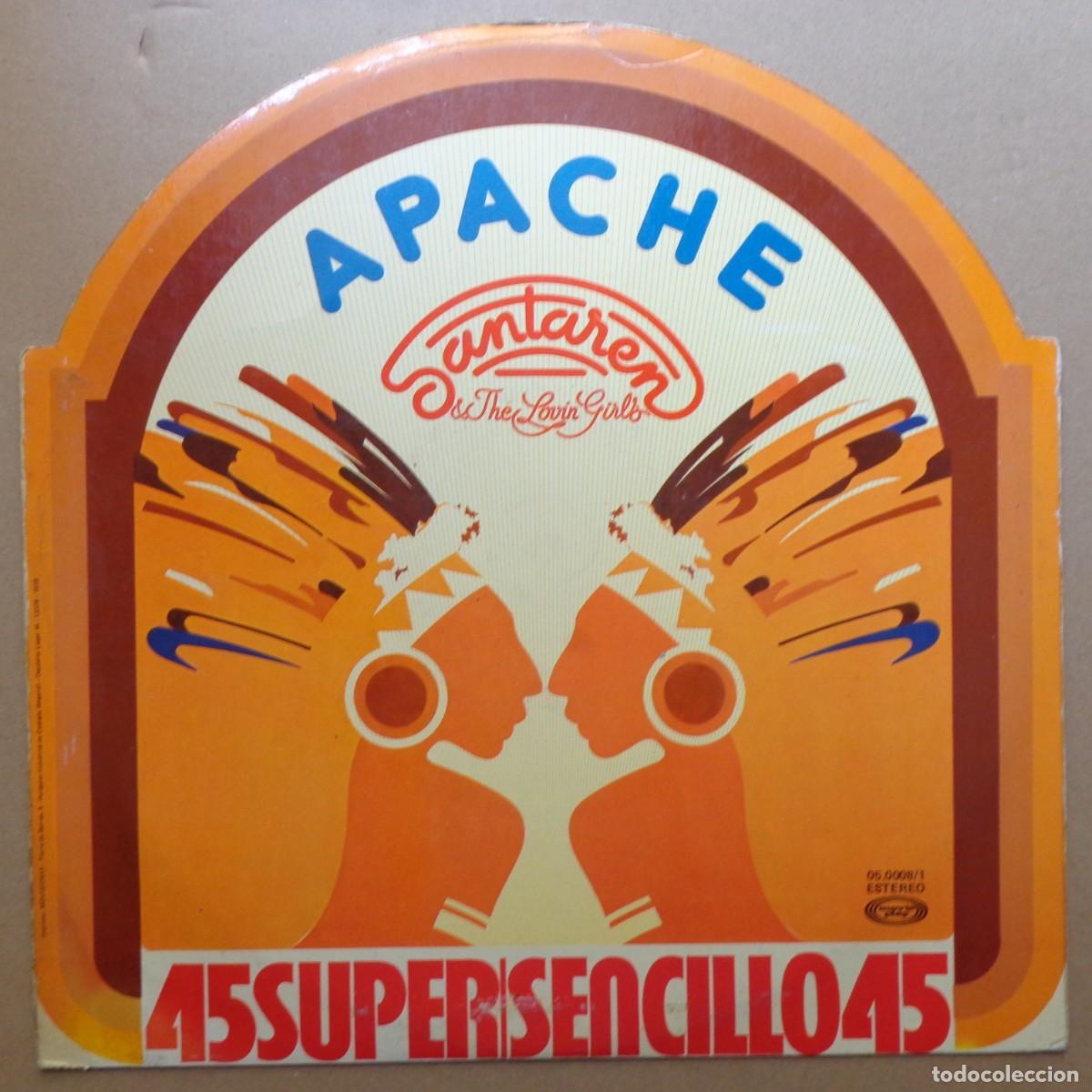 Discos de vinilo: SANTAREN & THE LOVIN GIRLS APACHE - Foto 1