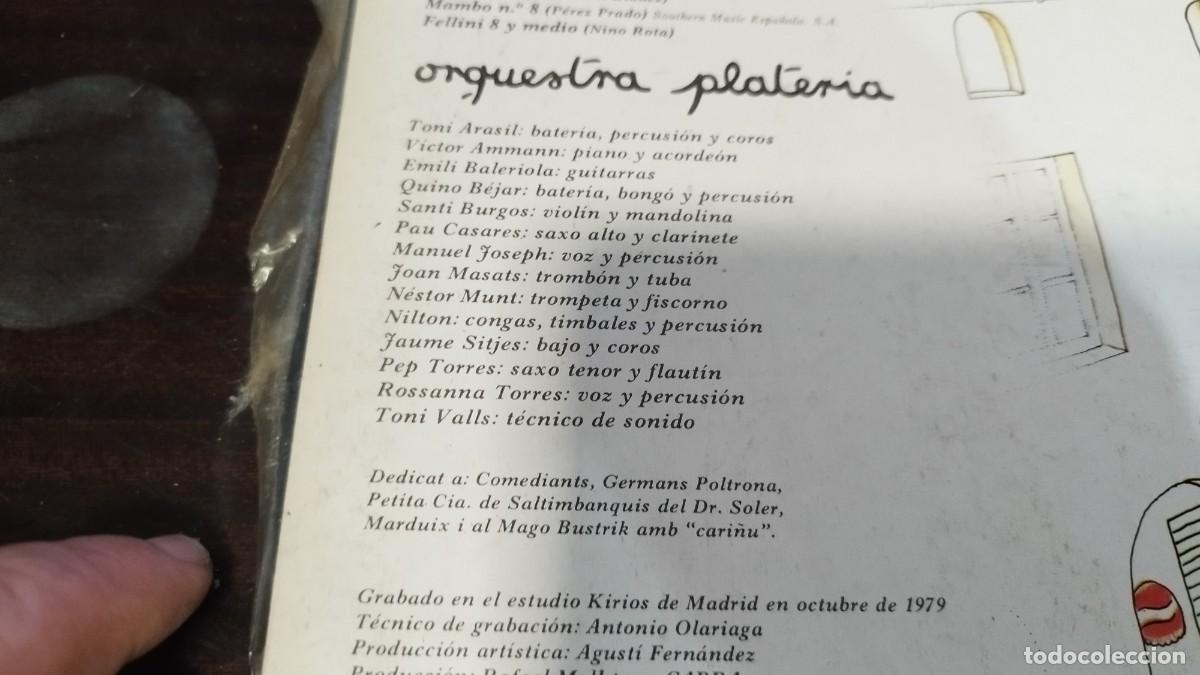 Discos de vinilo: ORQUESTA PLATERIA / ARIOLA / DESP-R4 - Foto 5
