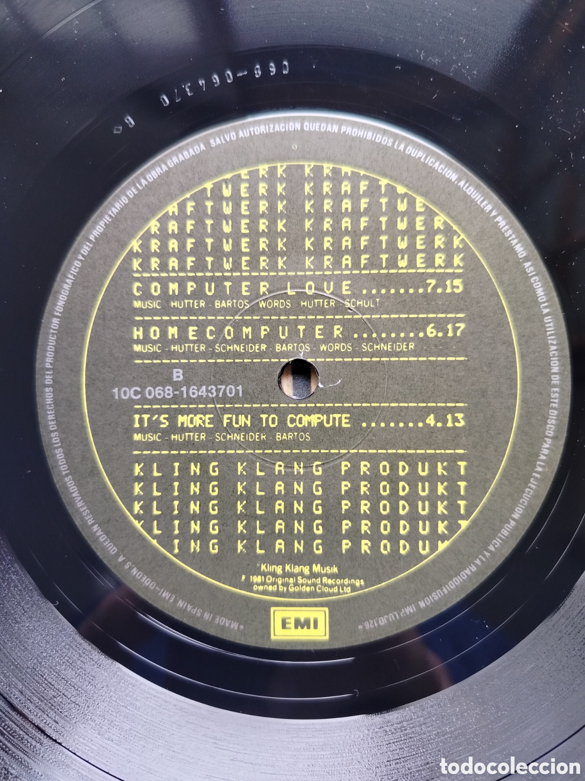 Discos de vinilo: Kraftwerk LP Computer World - Foto 3