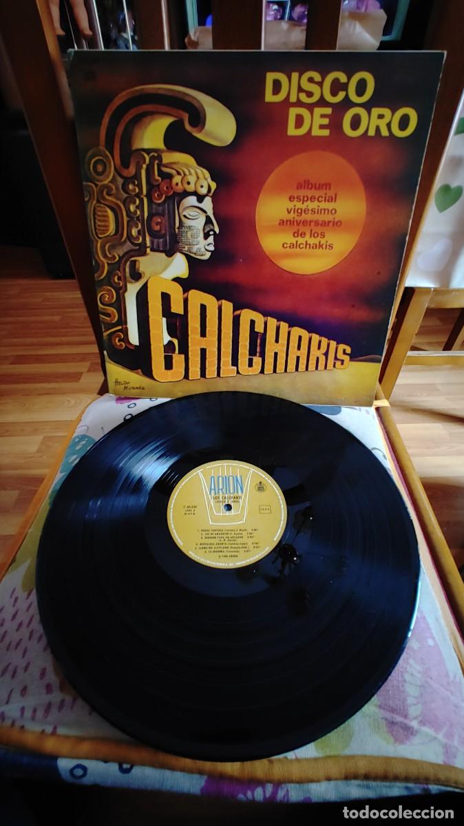 Discos de vinilo: LOS CALCHAKIS-LP DISCO DE ORO-GATEFOLD - Foto 1