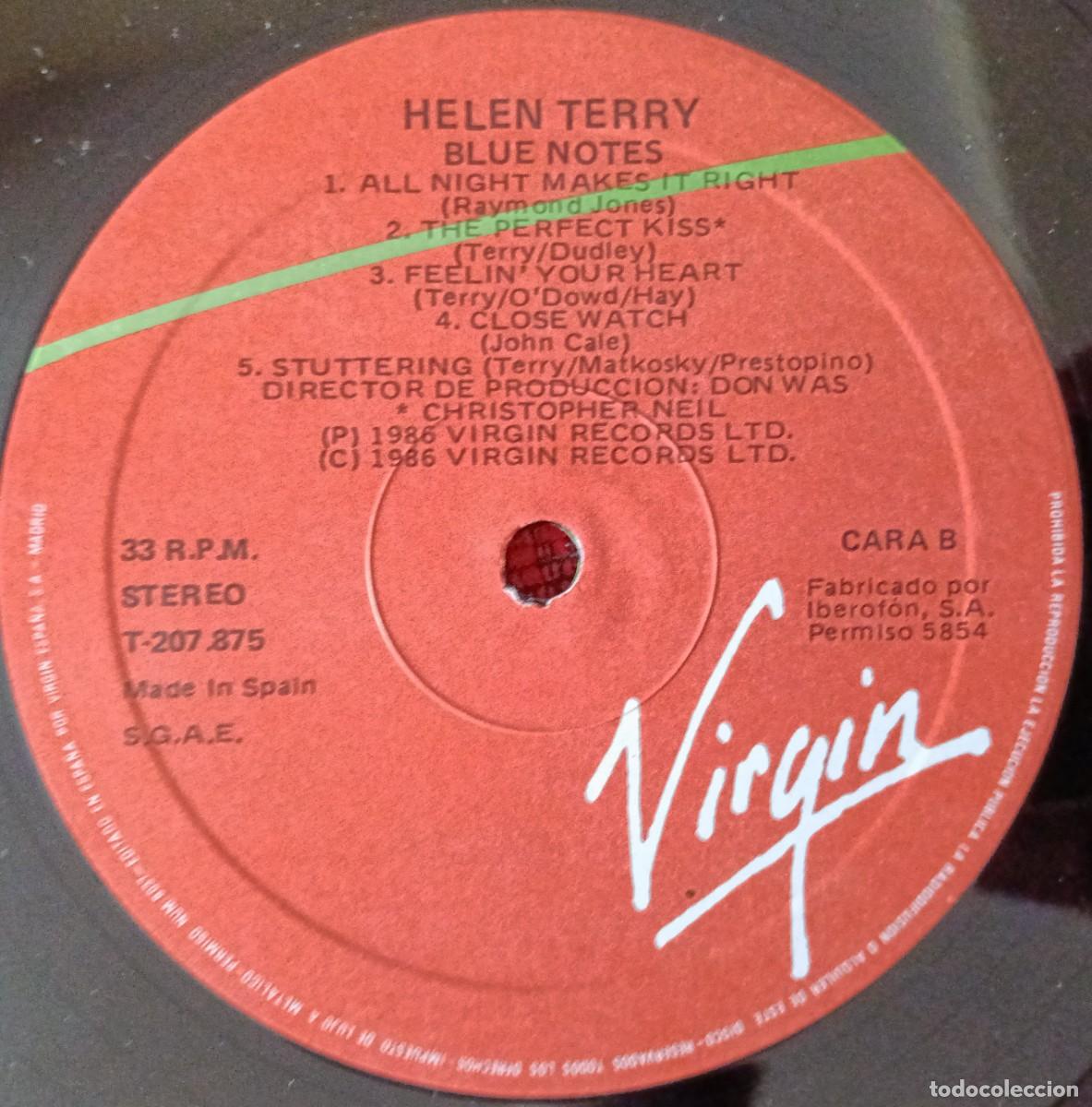 Discos de vinilo: HELEN TERRY ** Blue Notes ** 1986 VINILO LP - Foto 4