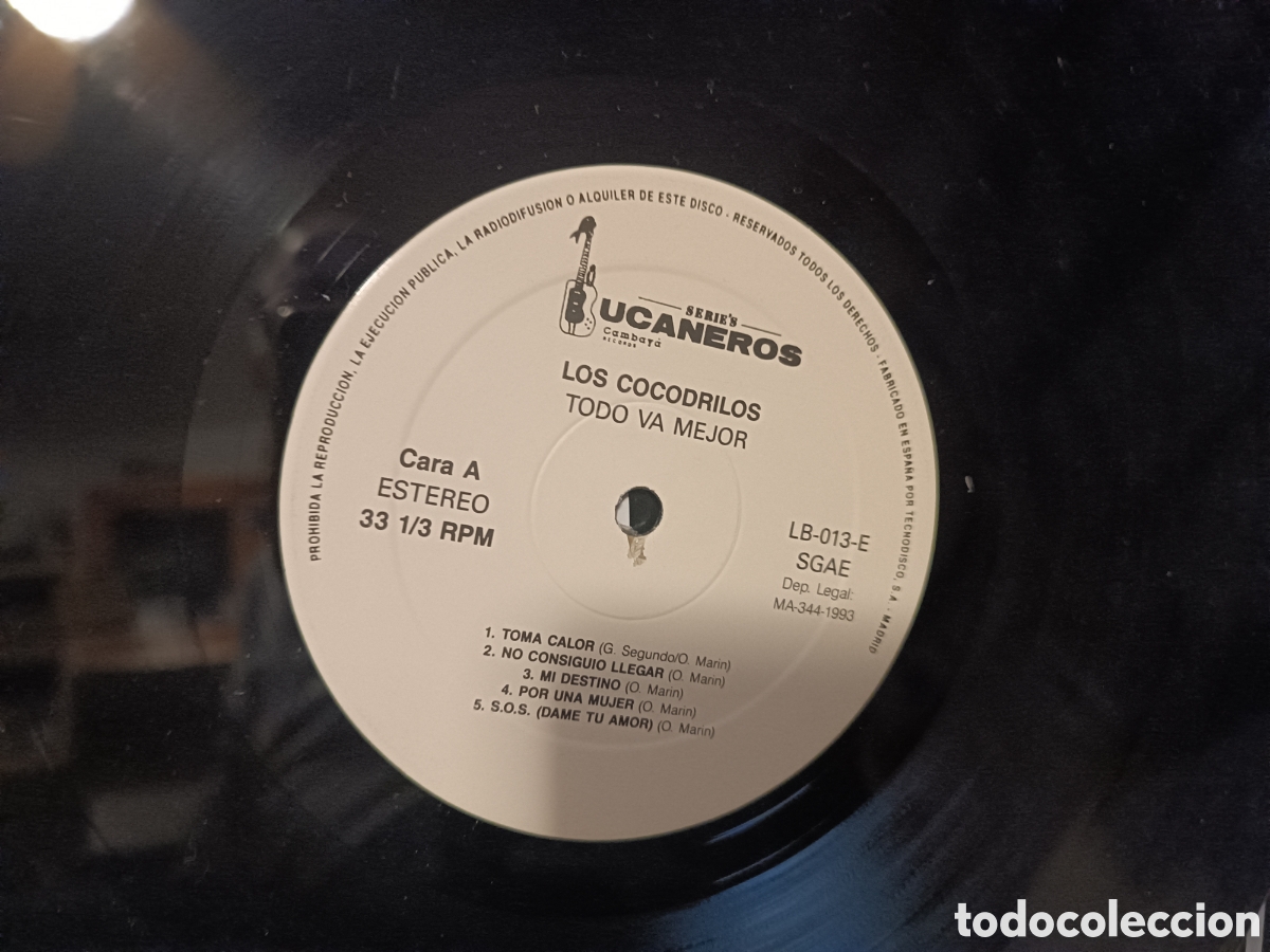 Discos de vinilo: Los Cocodrilos Todo va Mejor - Foto 3