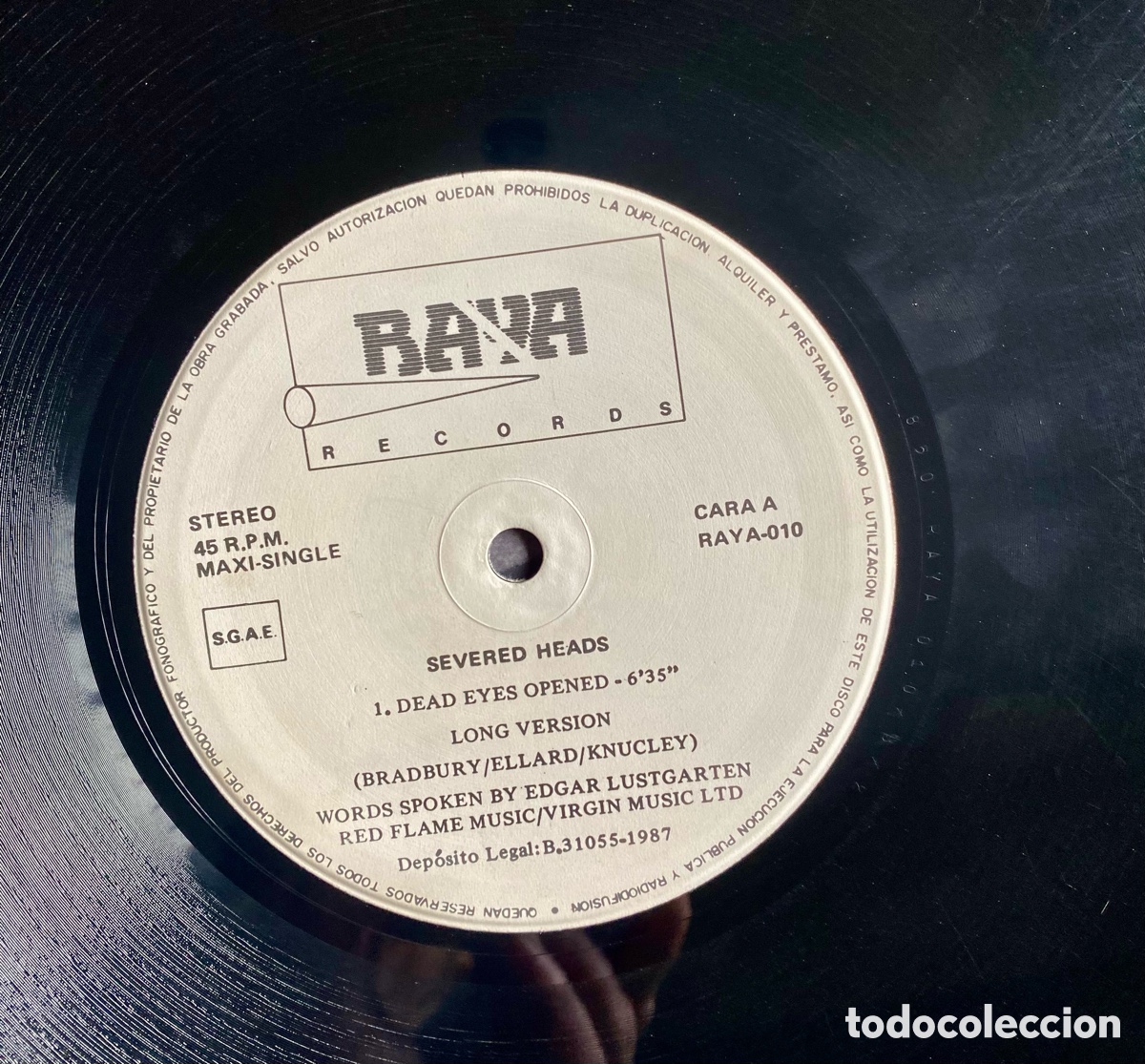 Discos de vinilo: Disco de Vinilo Severed Heads &lrm;&ndash; Dead Eyes Opened - Foto 3