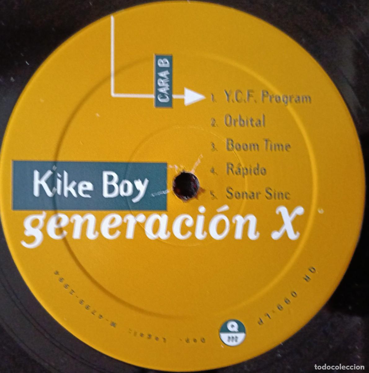 Discos de vinilo: KIKE BOY ** Generaci&oacute;n X ** VINILO LP 1994 - Foto 4