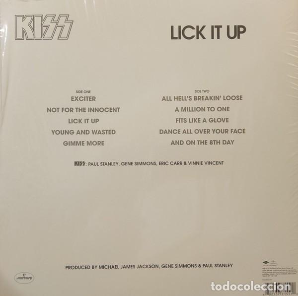 Discos de vinilo: Vinilo Kiss &lrm;&ndash; Lick It Up - Foto 2