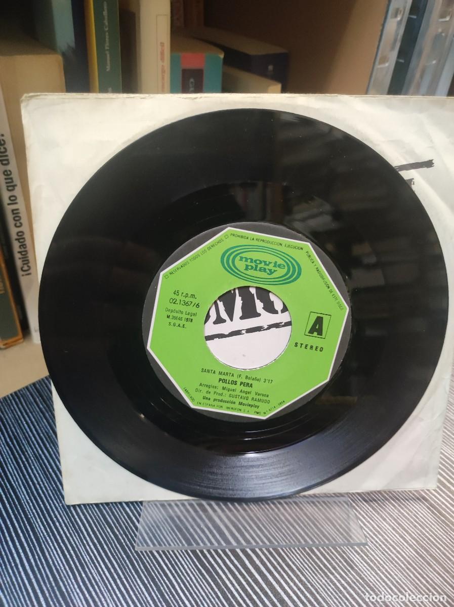 Discos de vinilo: Santa Marta / Pollos Pera Pollos Pera - Foto 2