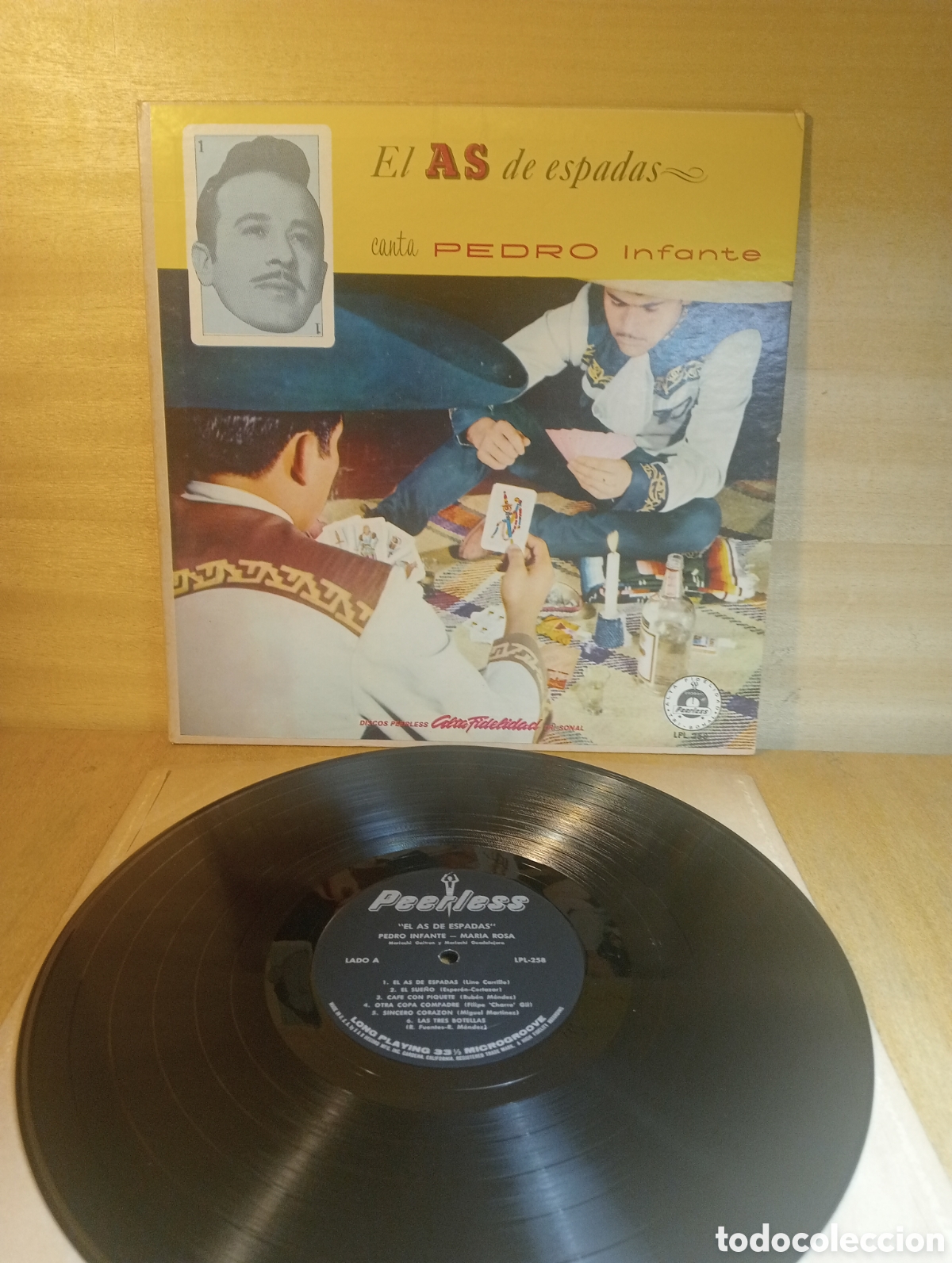 Discos de vinilo: Pedro Infante. El as de espadas. - Foto 1