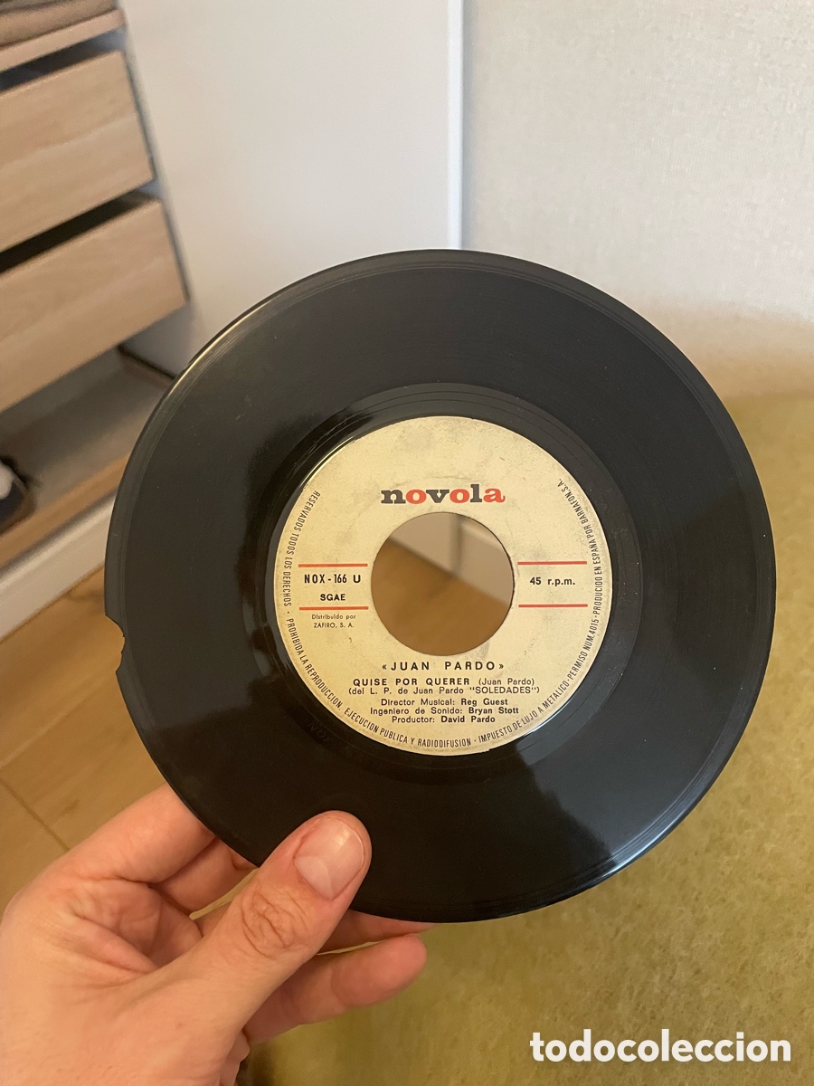 Discos de vinilo: David Pardo (de Soledades) &ndash; Quise por querer - Foto 4