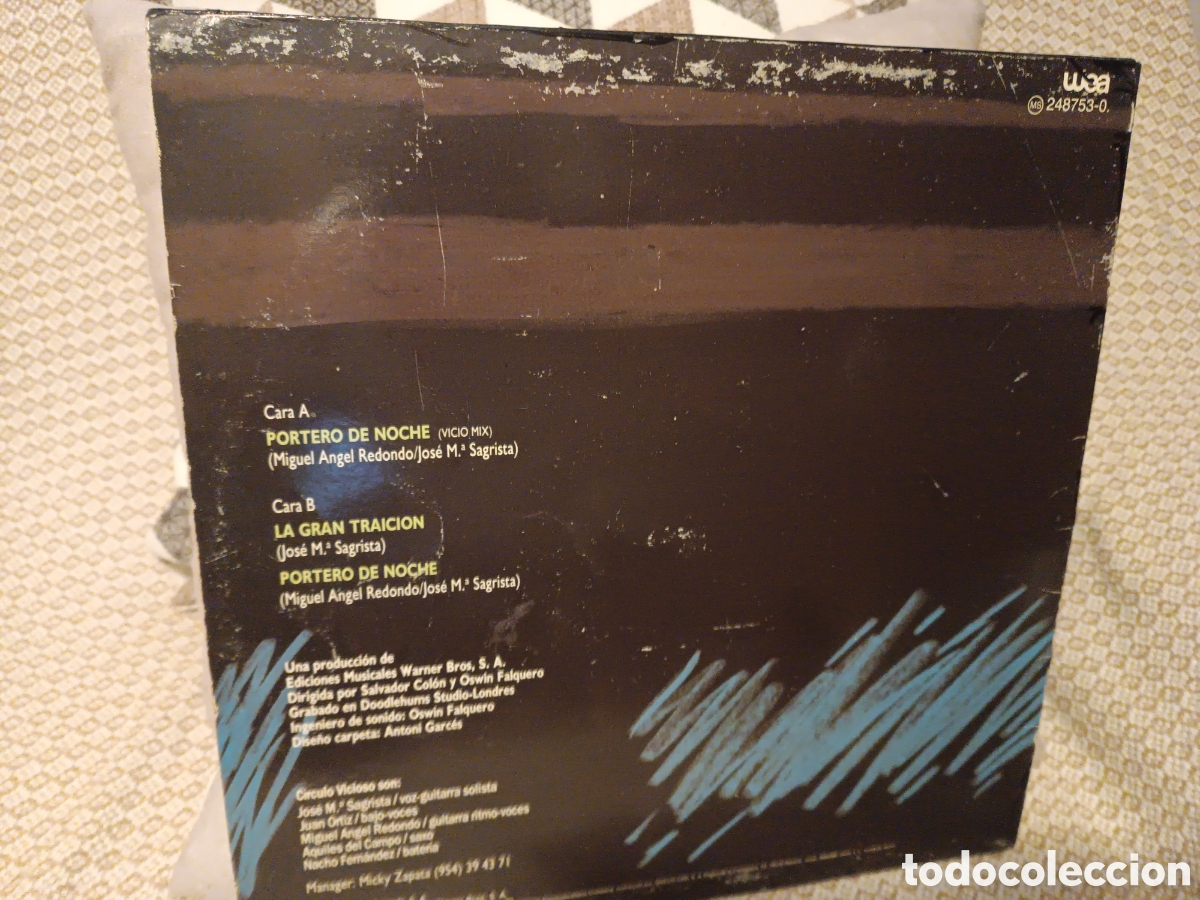 Discos de vinilo: Circulo vicioso Portero de noche - Foto 2