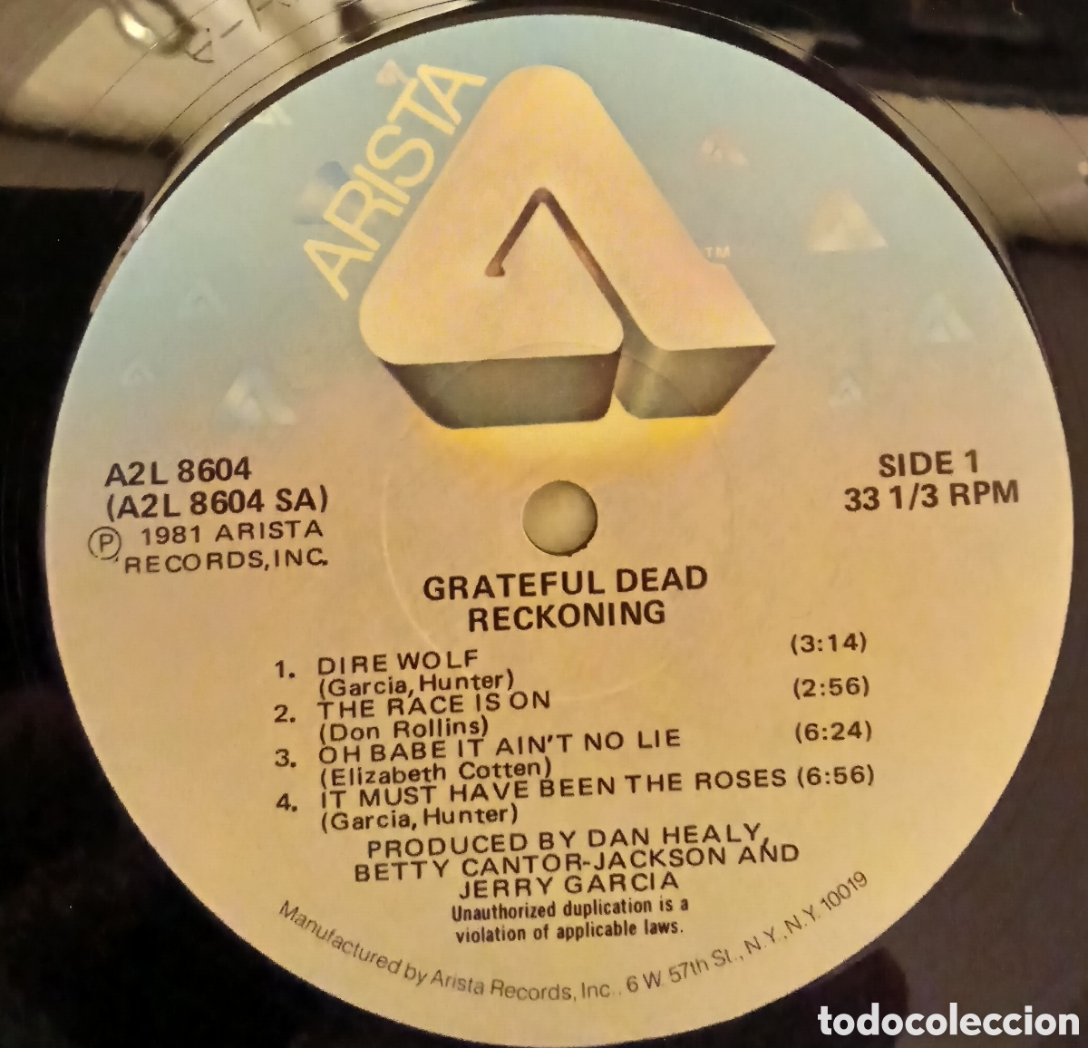 Discos de vinilo: Grateful Dead - Reckoning ///1981. USA. Vg++. 2 LP - Foto 2