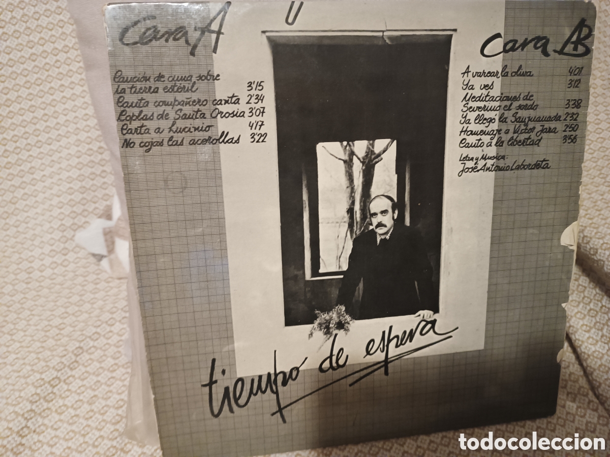 Discos de vinilo: Labordeta Tiempo de Espera - Foto 2
