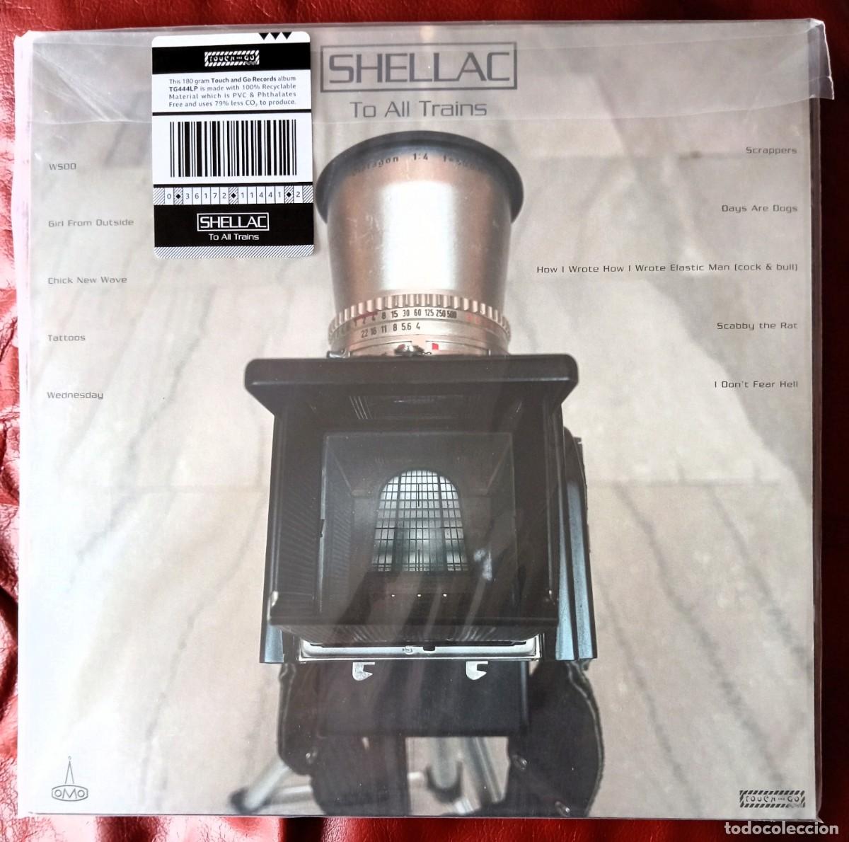 Discos de vinilo: SHELLAC - TO ALL TRAINS LP - Foto 2