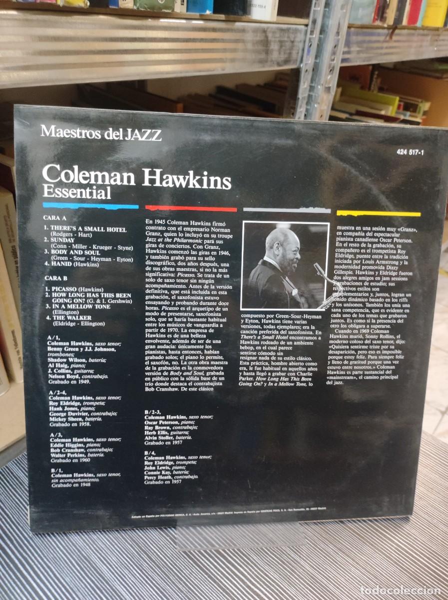 Discos de vinilo: Essential (Sello Verve) Coleman Hawkins - Foto 2