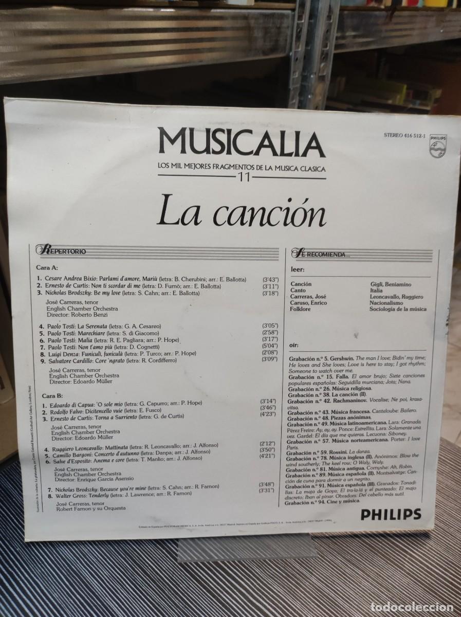 Discos de vinilo: Musicalia 11: La canci&oacute;n - Foto 2