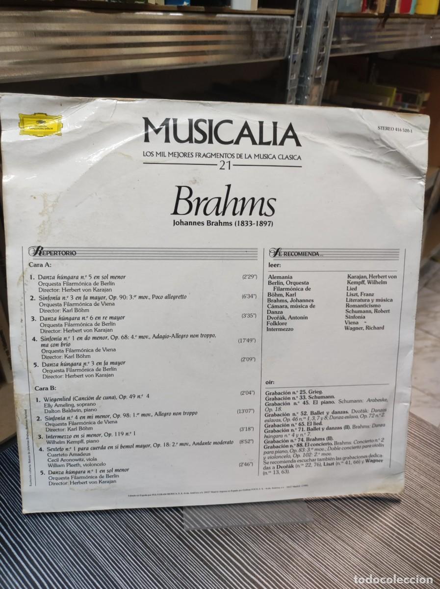 Discos de vinilo: Musicalia 21: Brahms - Foto 2