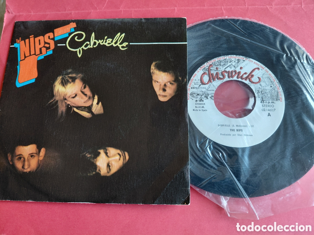 Discos de vinilo: SINGLE THE NIPS -GABRIEL -VENGEANCE- CHISWICK -1980 - Foto 1