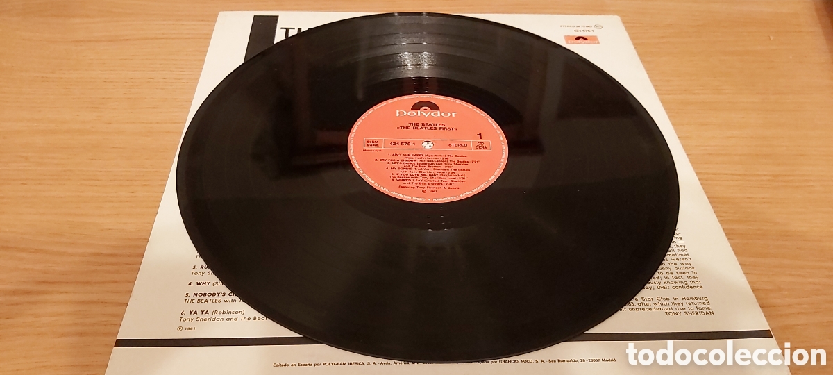 Discos de vinilo: B-VINILO THE BEATLES FIRST.1988 - Foto 3