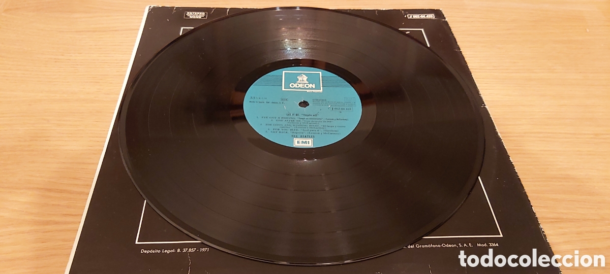 Discos de vinilo: B-LP LET IT BE. 1971 BEATLES - Foto 3