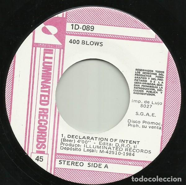 Discos de vinilo: 400 Blows &ndash; Declaration Of Intent - Foto 3