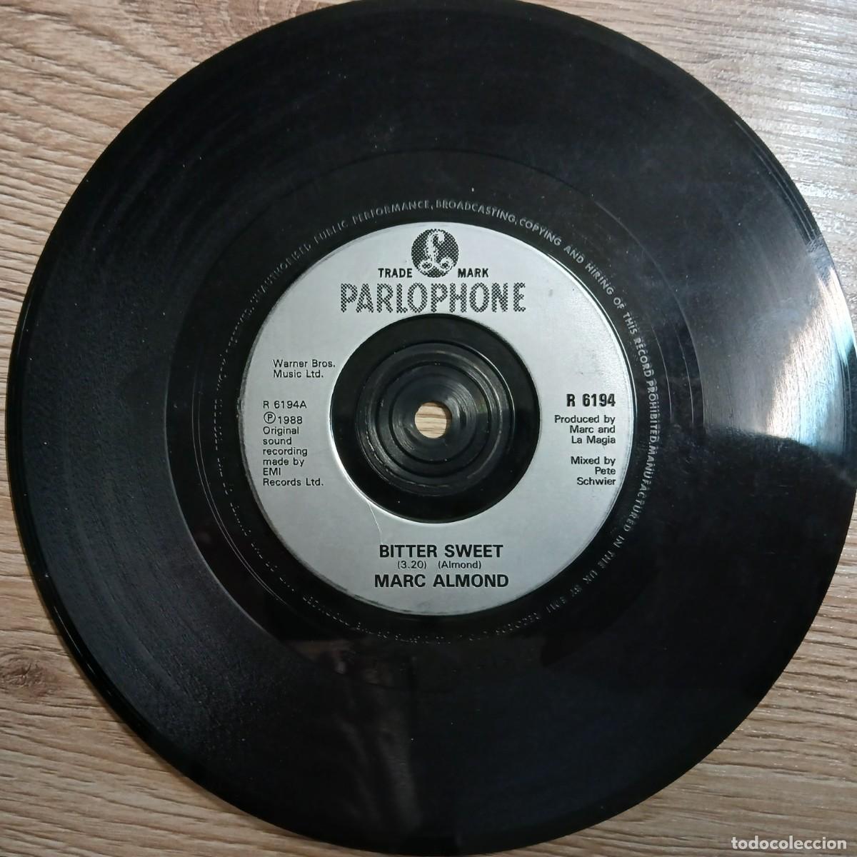 Discos de vinilo: DISCO VINILO SINGLE MARC ALMOND (BITTER-SWEET) - Foto 4