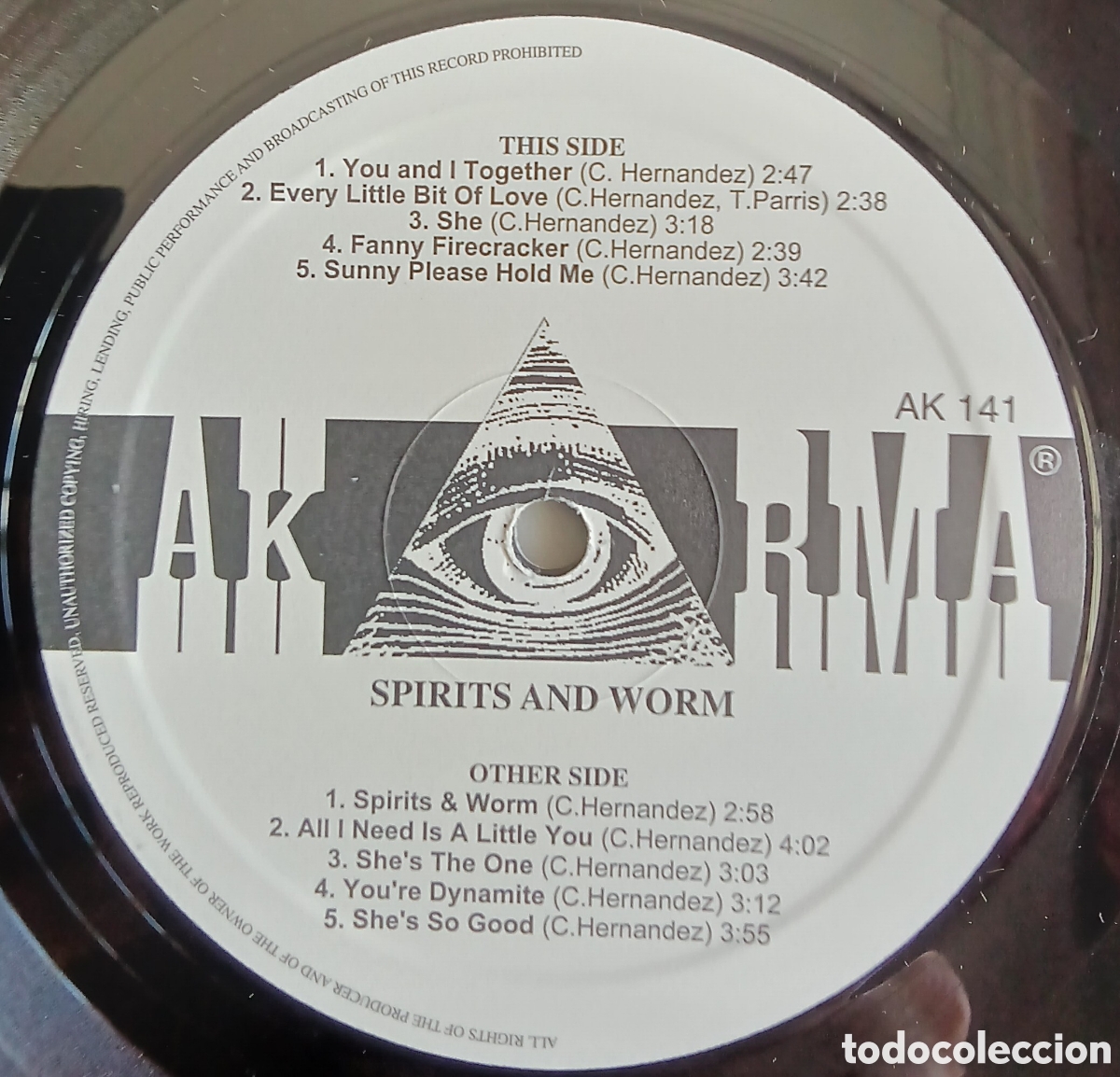 Discos de vinilo: Spirits & Worm &lrm;&ndash; Spirits & Worm // Red.2001. Italia MINT. AK141 - Foto 2