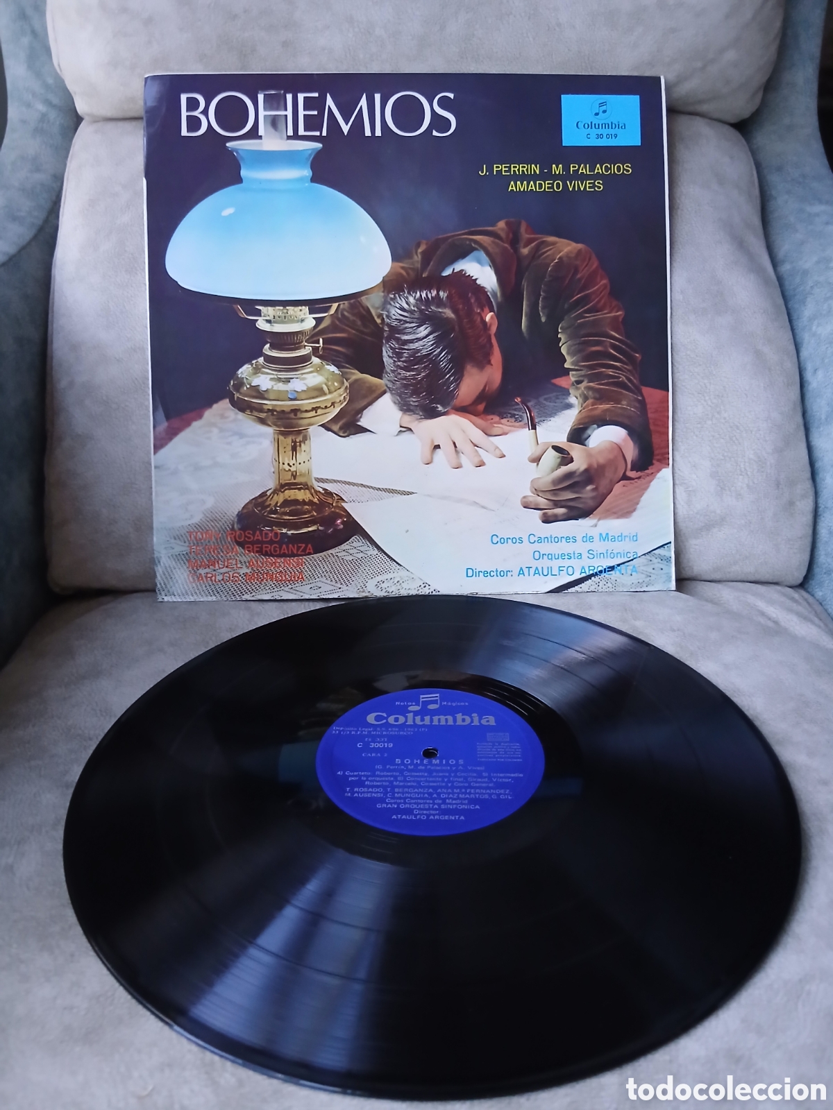 Discos de vinilo: Vinilo Bohemios -Columbia- - Foto 1