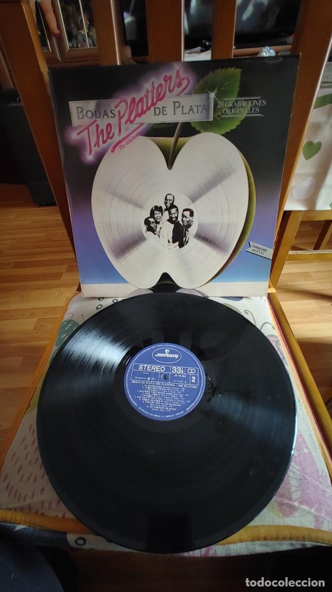 Discos de vinilo: THE PLATTERS-LP BODAS DE PLATA - Foto 1