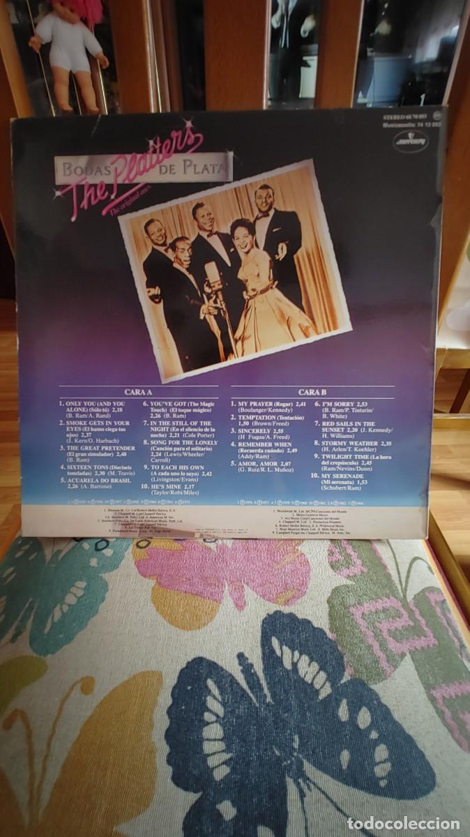 Discos de vinilo: THE PLATTERS-LP BODAS DE PLATA - Foto 2