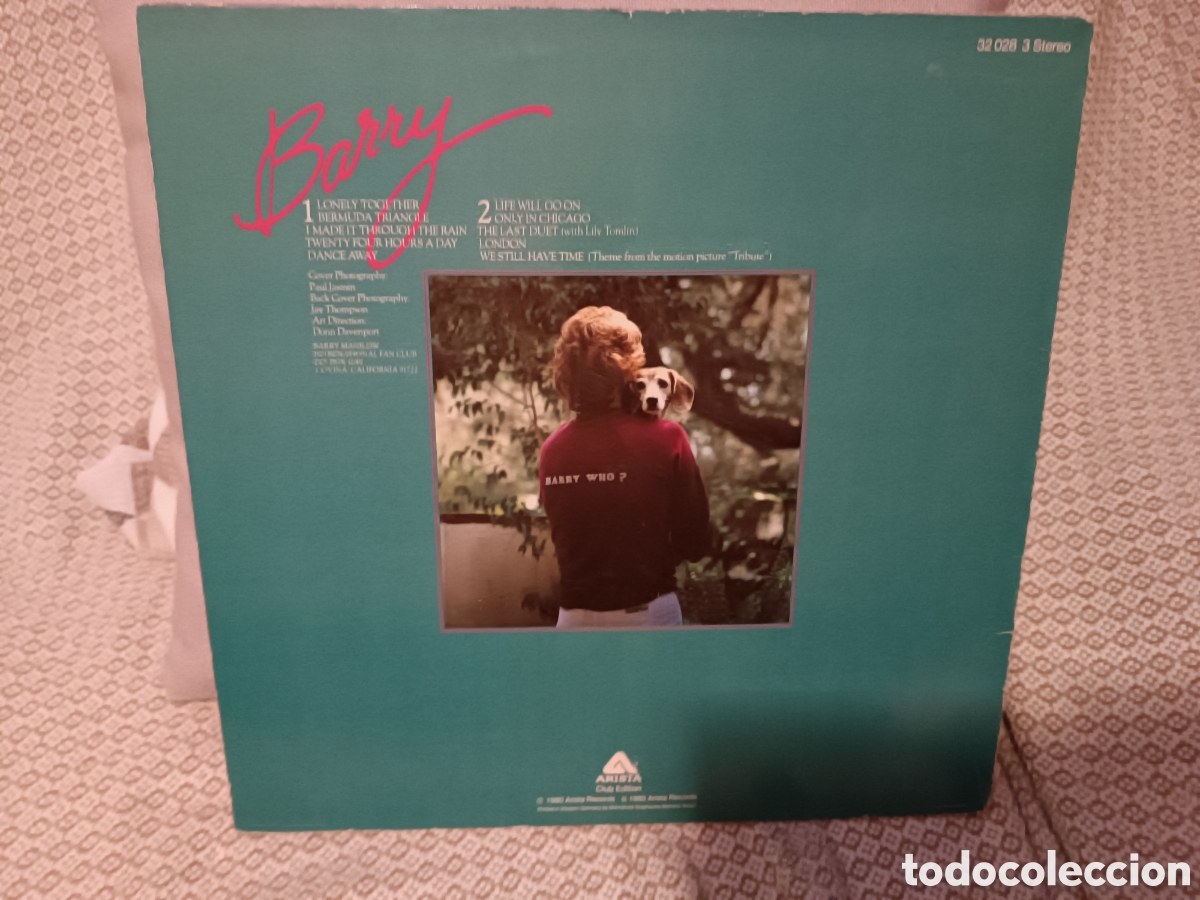 Discos de vinilo: Barry Manilow Barry..... - Foto 2