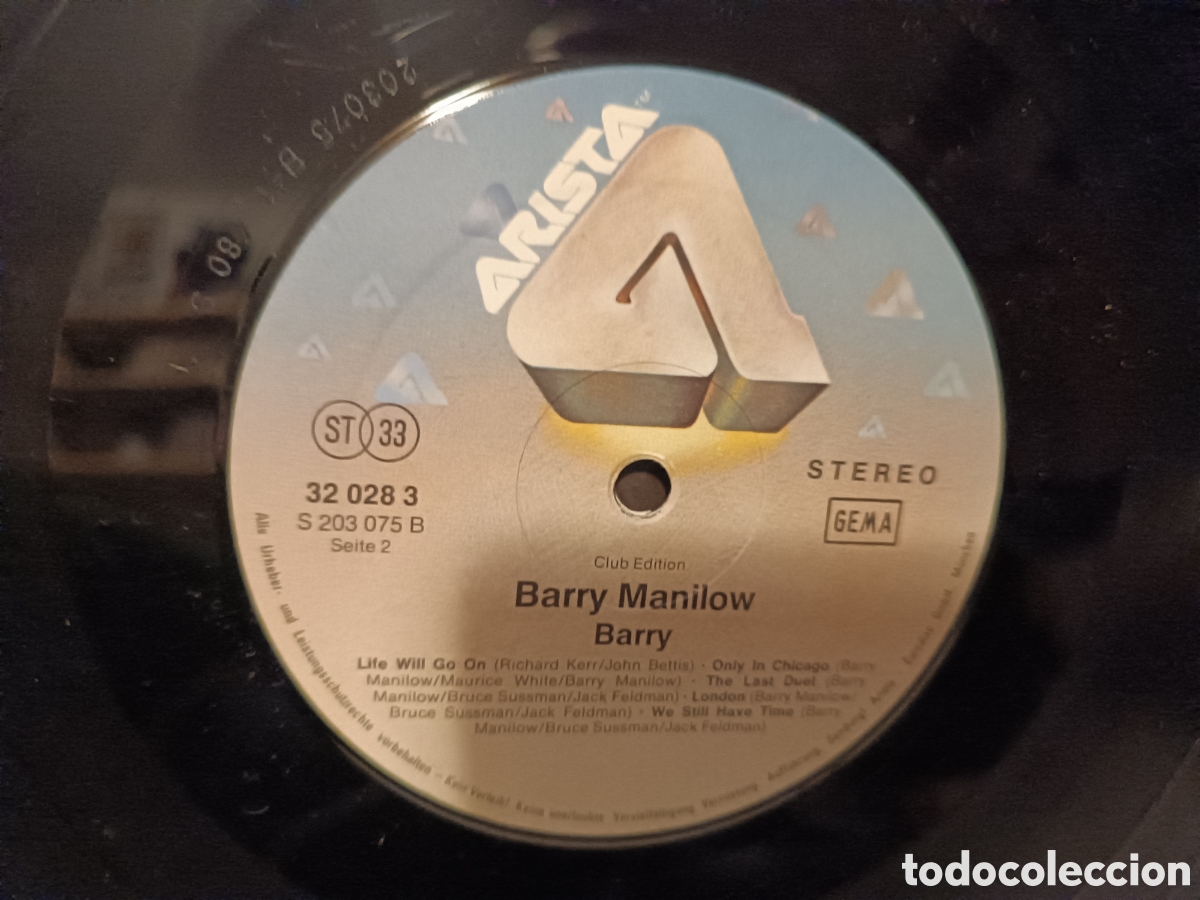 Discos de vinilo: Barry Manilow Barry..... - Foto 3
