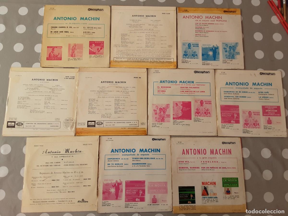 Discos de vinilo: Lote de diez EPS de Antonio Mach&iacute;n - Foto 2
