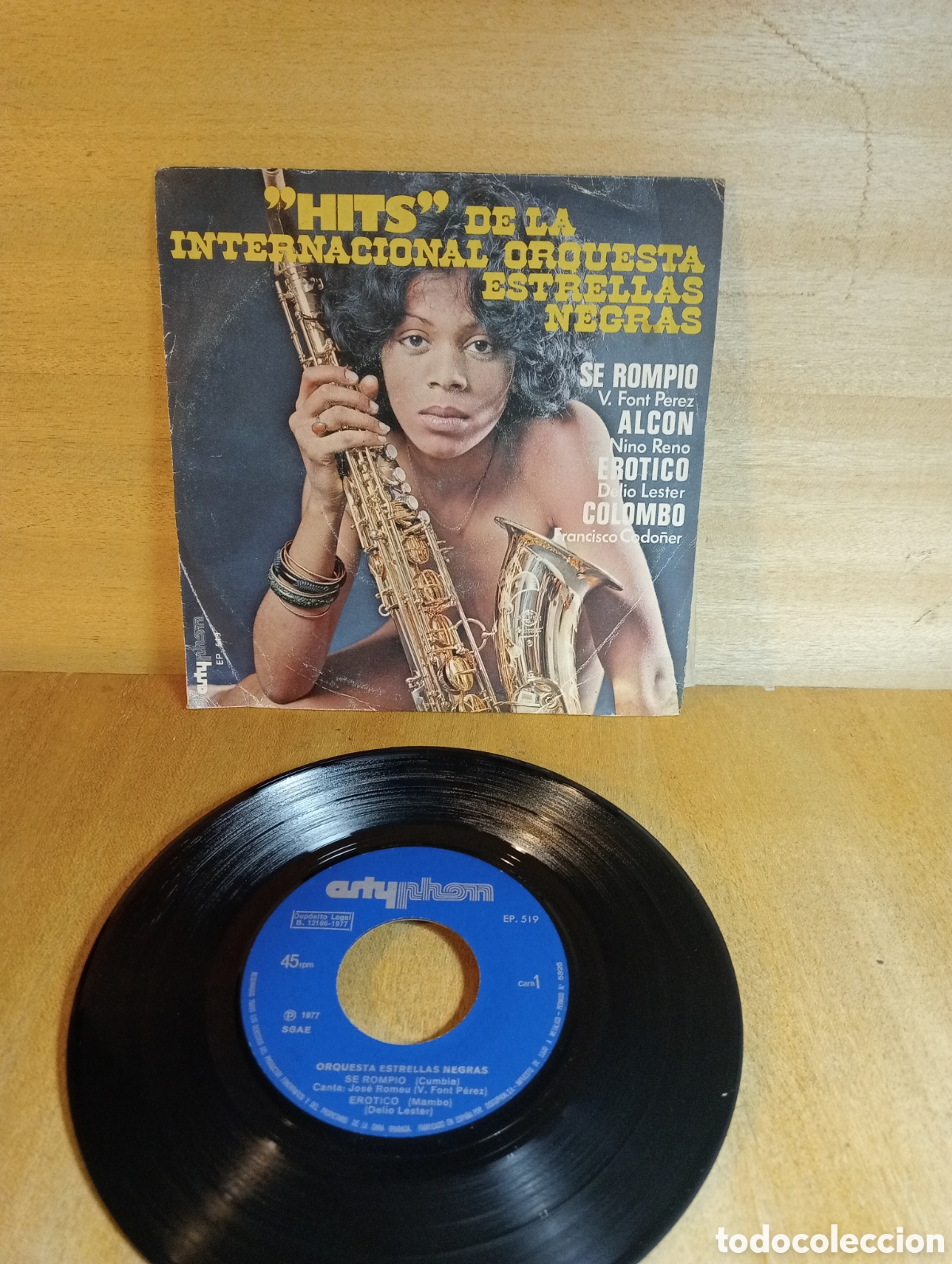 Discos de vinilo: Orquesta Estrellas Negras. Hits. - Foto 1