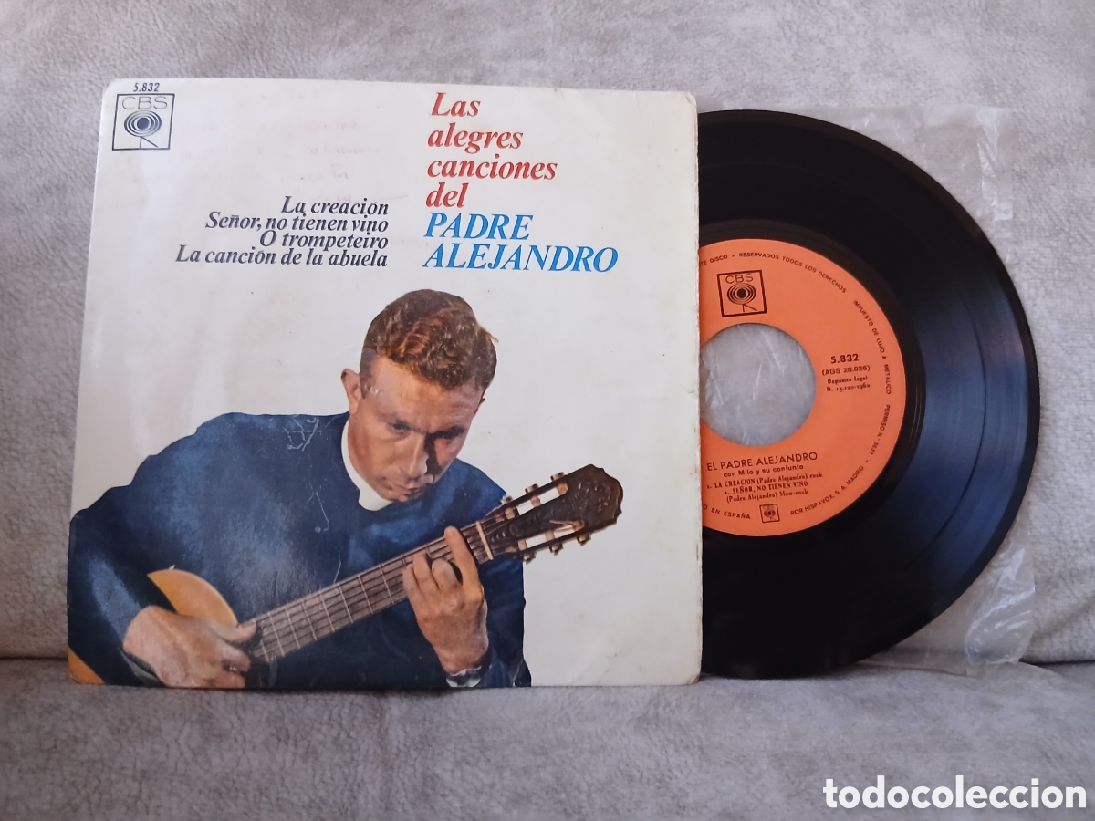 Discos de vinilo: Libro Las Alegres canciones del Padre Alejandro -Colombia- - Foto 1