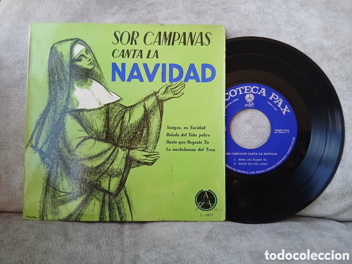 Discos de vinilo: Vinilo Sor Campanas Canta la Navidad - Foto 1