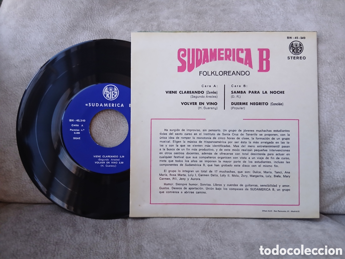 Discos de vinilo: Vinilo Sudam&eacute;rica B, Folklorando - Foto 2