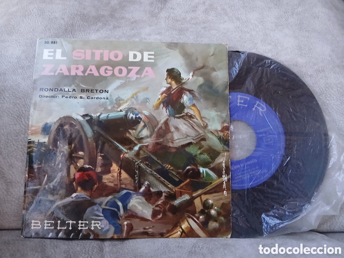 Discos de vinilo: Vinilo El Sitio de Zaragoza - Foto 1