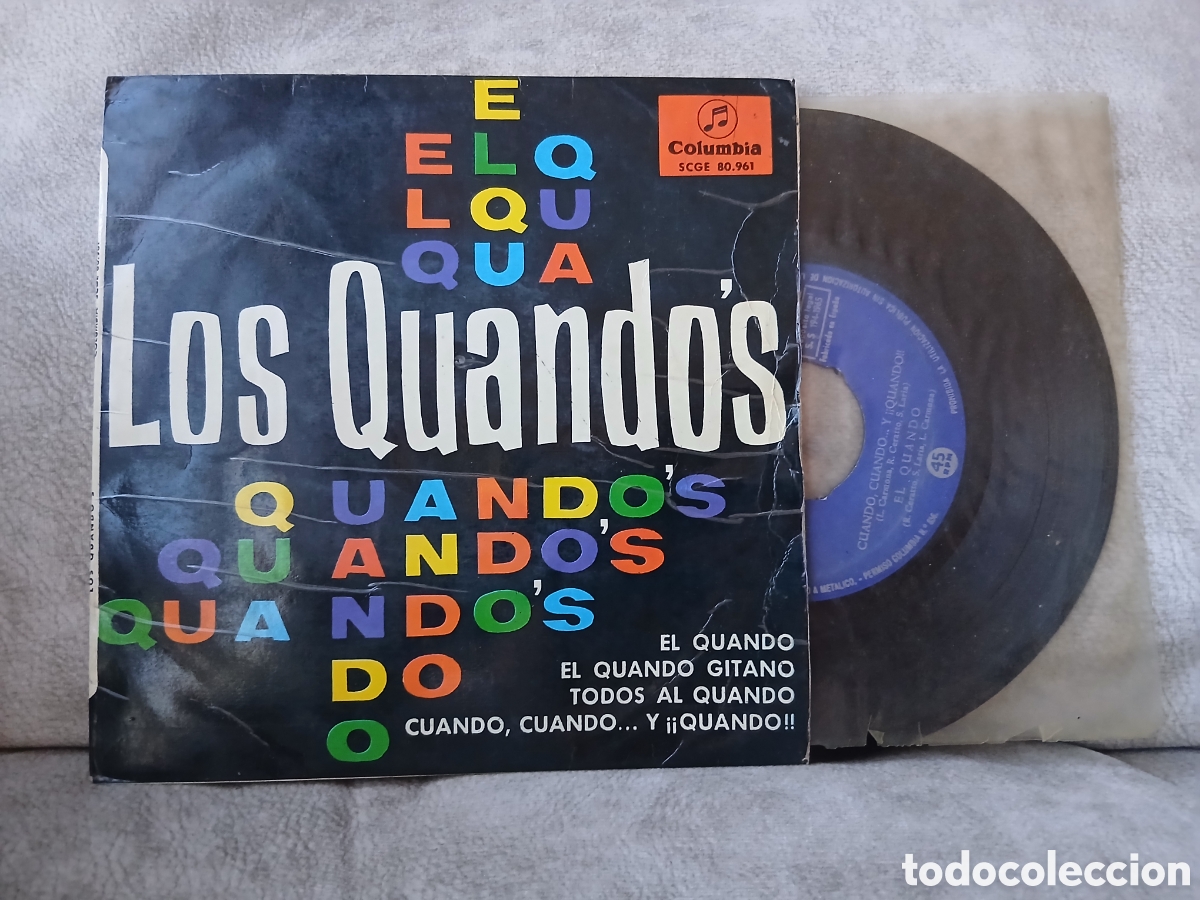 Discos de vinilo: Vinilo Los Cuandos -Columbia- - Foto 1