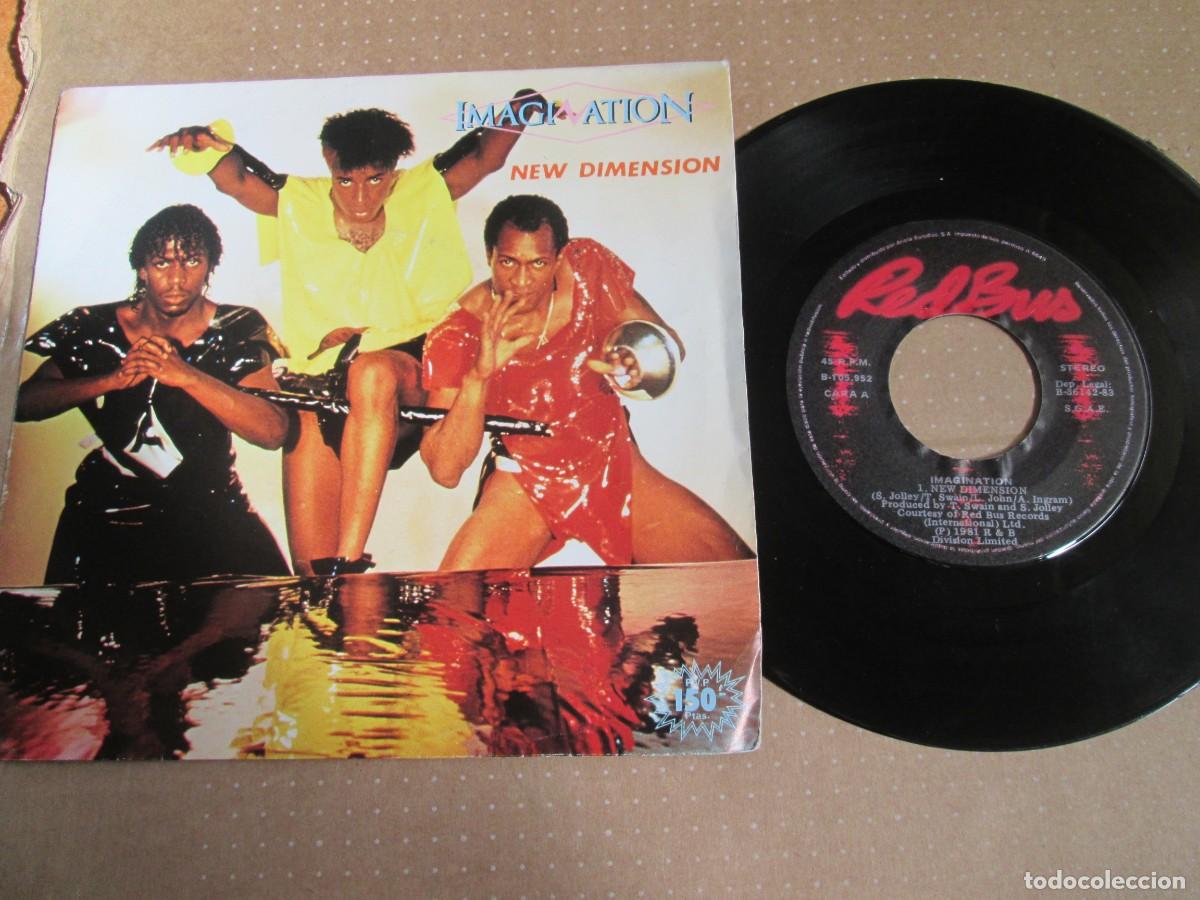 Vinyl records: IMAGINATION - New Dimension / I´ll Always Love you. Single, ed española 7” 1983. Muy Buen estado VG+
