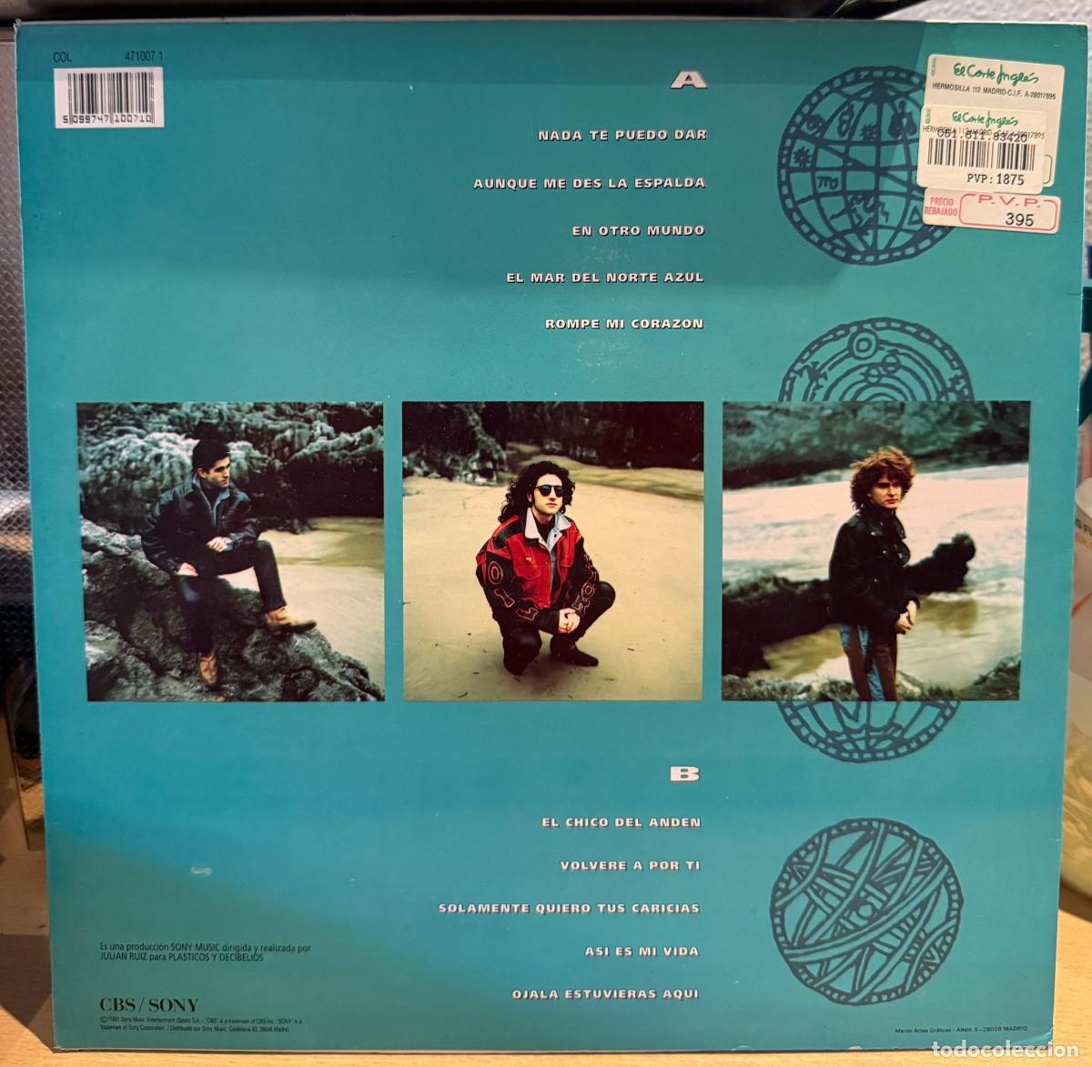 Discos de vinilo: El Norte &lrm;&ndash; Tempestad. Disco vinilo. Edic. Spain. 1991 - Foto 2