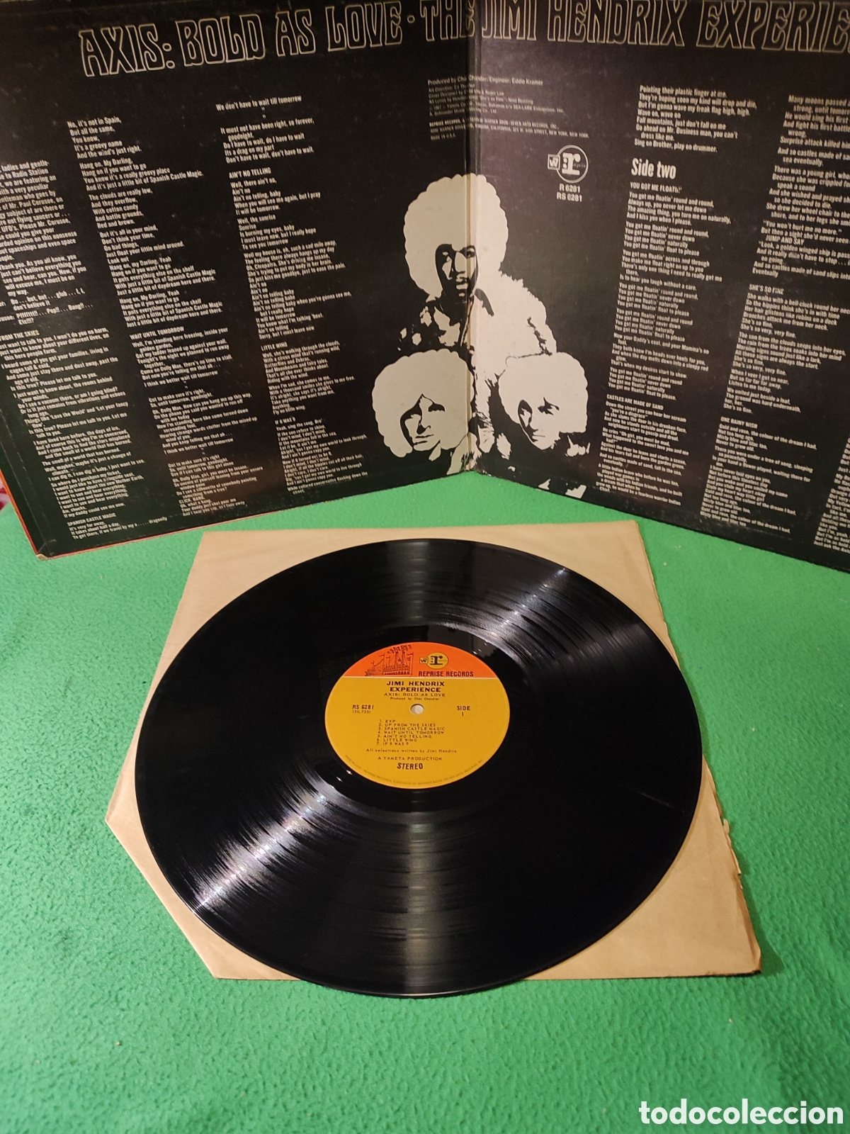 Discos de vinilo: Jimi Hendrix - Axis : Bold as love USA - Foto 2