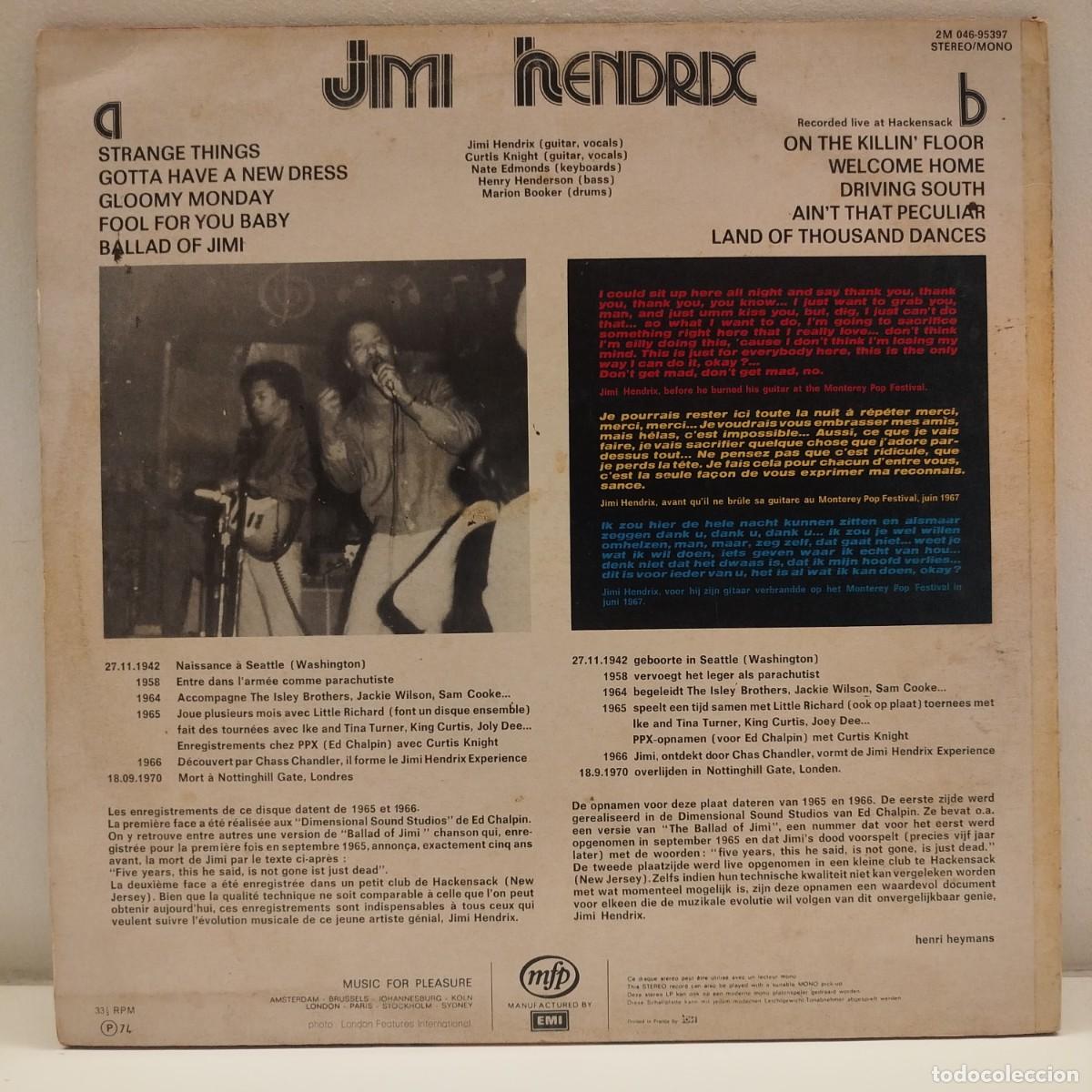 Discos de vinilo: Jimi Hendrix & Curtis Knight - Strange Things - Vinilo LP - Foto 2