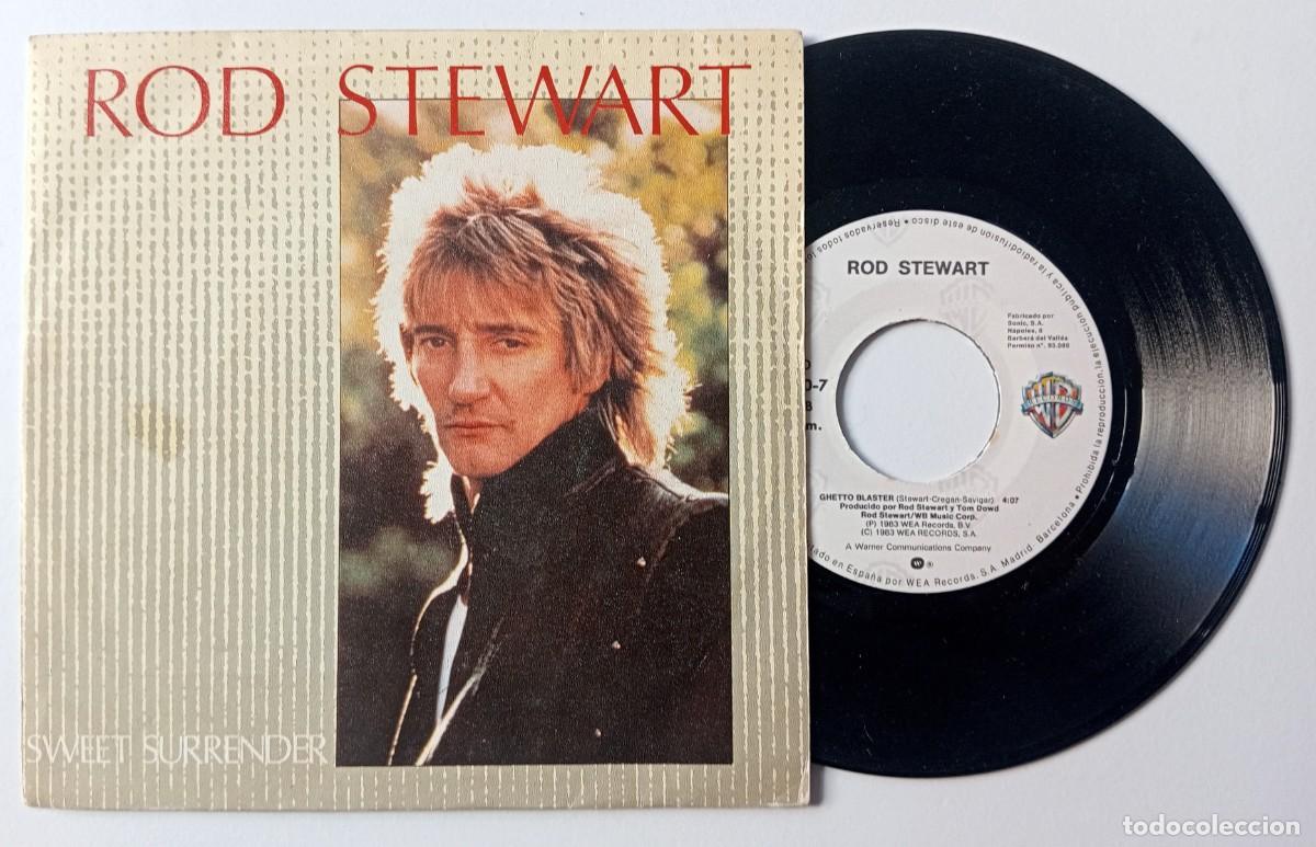 Discos de vinilo: SINGLE ROD STEWART - SWEET SURRENDER - Foto 3