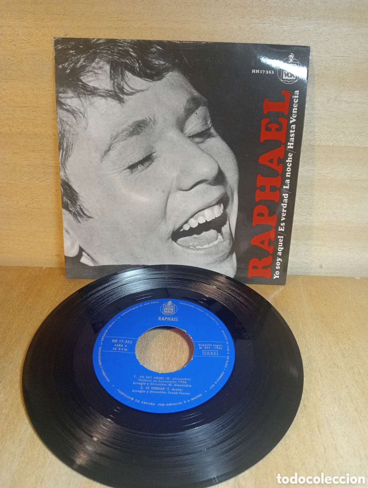 Discos de vinilo: Raphael. Yo soy aquel. Etc. - Foto 1