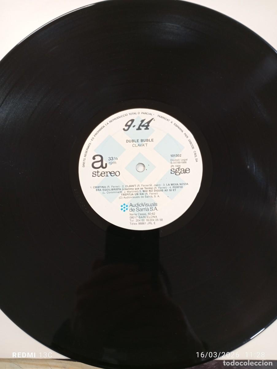 Discos de vinilo: Lp -Duble Buble &lrm;&ndash; Clavat - 1986 - Foto 6