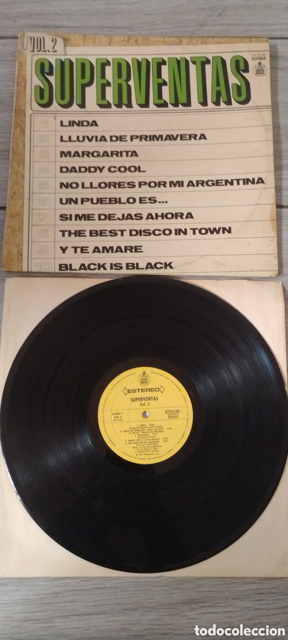 Discos de vinilo: SUPERVENTAS vol.2-VARIOUS-LP-HISPAVOX/SPAIN-IB - Foto 2
