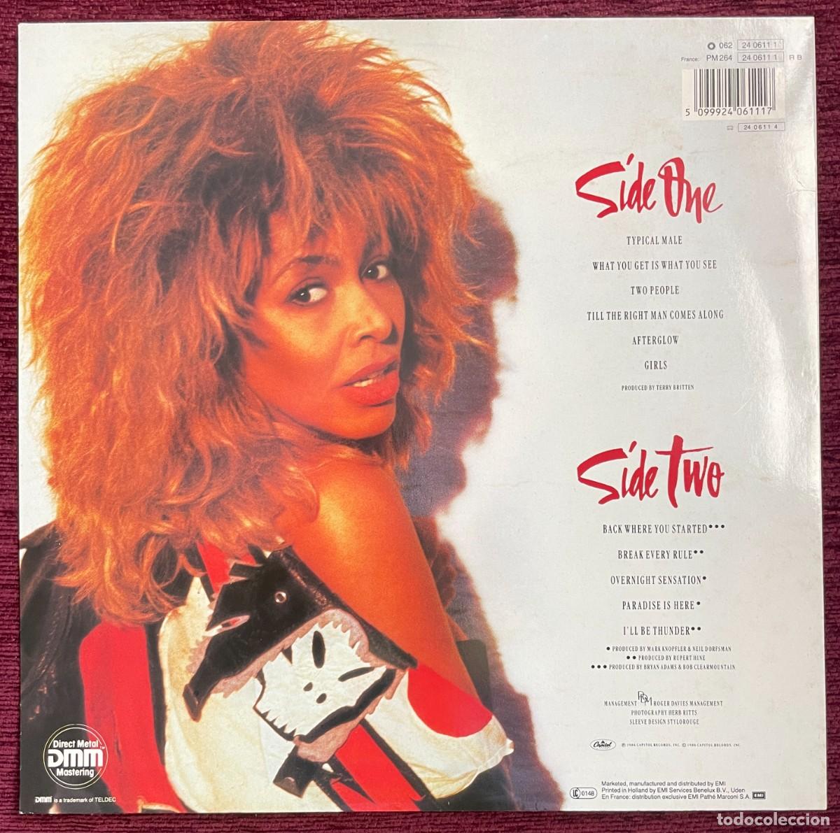 Discos de vinilo: Tina Turner &ndash; Break Every Rule - Foto 2