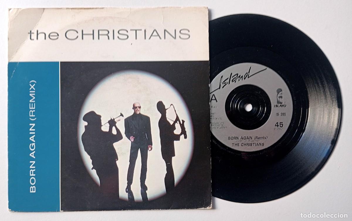 Discos de vinilo: SINGLE THE CHRISTIANS - BORN AGAIN (REMIX) - Foto 3