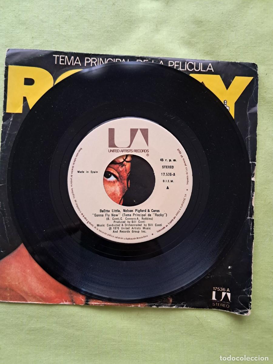 Discos de vinilo: SINGLE CON EL TEMA PRINCIPAL DE LA PEL&Iacute;CULA &rdquo;ROCKY&rdquo; - Foto 3