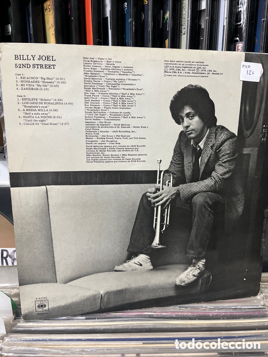 Discos de vinilo: billy joel 52nd street - Foto 2