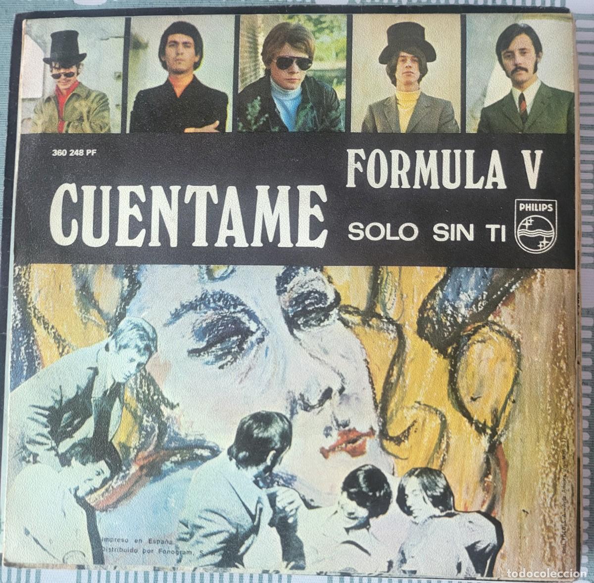 Discos de vinilo: Formula V single sello Philips editado en Espa&ntilde;a...a&ntilde;o 1969. - Foto 2